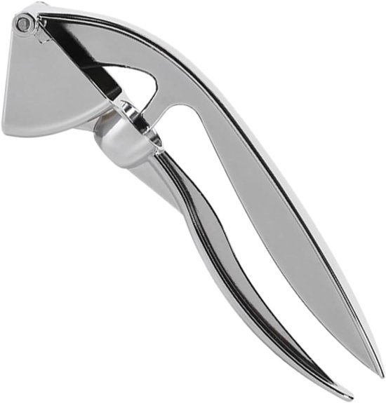 Knoblauchpresse, Ingwerpresse – Küchenhelfer – Schnelle Verarbeitung Von Zutaten – Edelstahl – 16 X 57 Cm – Silber