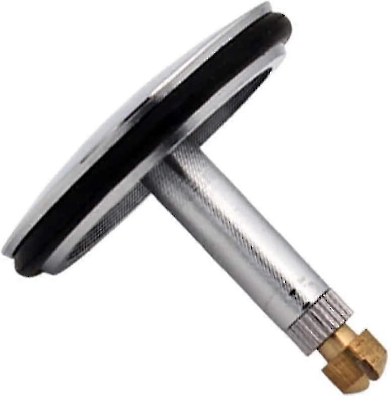 Accessoire D'Évier : Bouchon De Baignoire Réglable De Rechange Avec Tige De 8 Mm Et Couvercle De 43,5 Mm De Diamètre (argenté) Scrollsqy