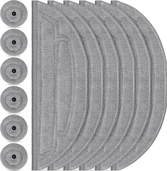 Roborock S8 Maxv Ultra Wischmopp-set – 12-teilig – Grau
