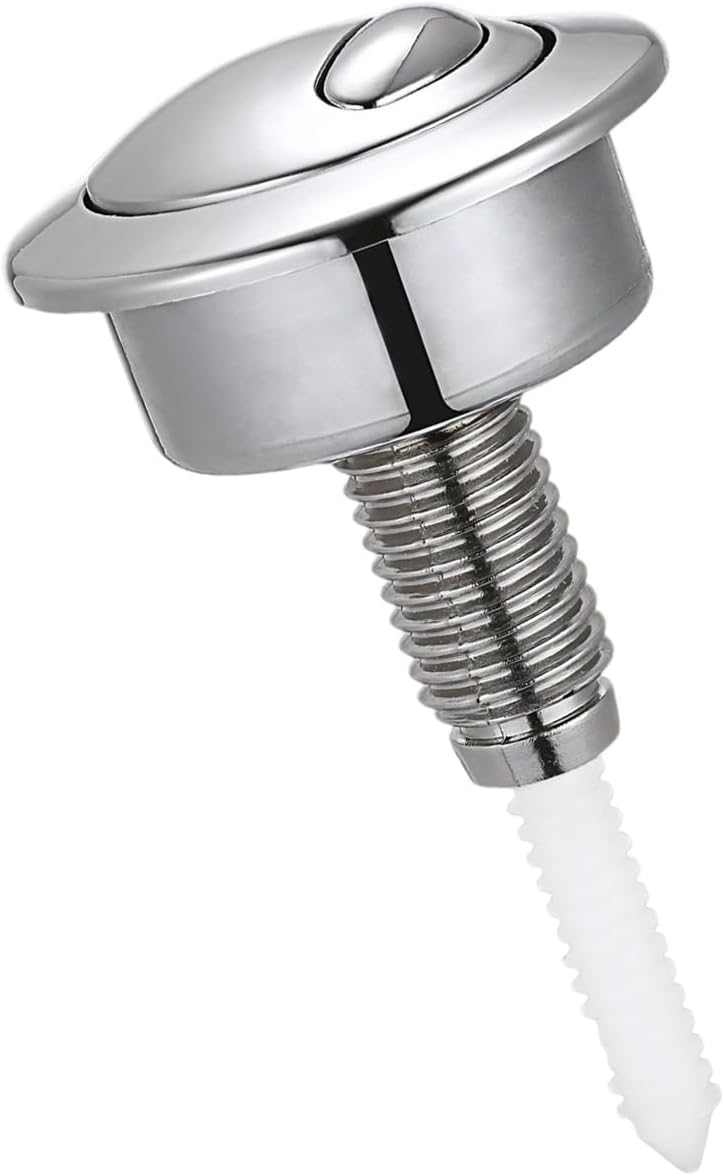 Twyford Zweimengenspülung Mit Druckknopf Für Twyford Optima 49 Wc – Einfache Installation – Reparatur Der Badezimmerspülung – Silber