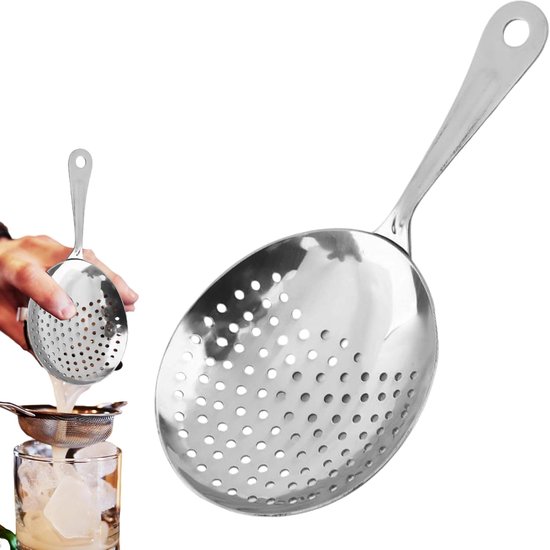 Cocktailsieb Cocktailsieb Aus Edelstahl Zur Zubereitung Von Getränken Silberfarbenes Barutensil Mit Griff Langlebig 16 5 X 7 6 Cm Geeignet Für 16,5