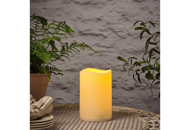 LED Outdoor Kerze Timer 17,5cm