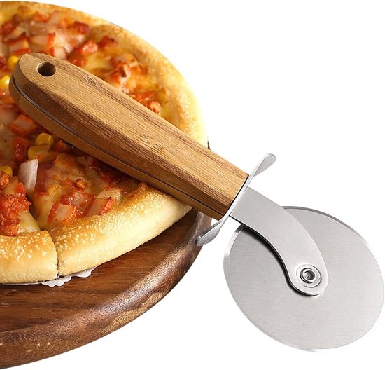 Pizzaschneider Küchenutensil Pizzaschneiden Edelstahl 20,7 X 8,4 Cm Silber