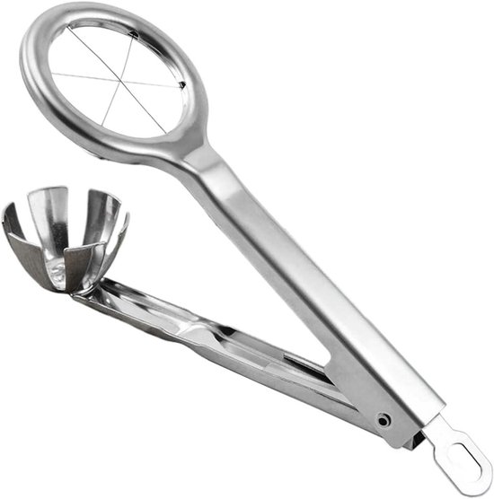 Eierschneider – Eierkocher-aufsatz – Küchenhelfer – Ergonomischer Griff – 18 X 12 Cm – Silber
