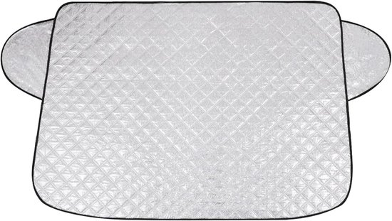 Schneeschutz Für Autos – Windschutzscheibenabdeckung – Winterschutz – 4-lagiges Material – 200 X 70 Cm – Silber