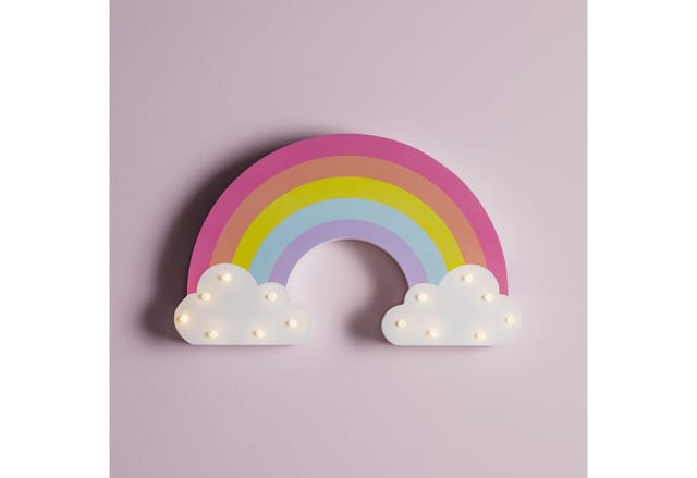 Regenbogen Wandlampe Kinderzimmer