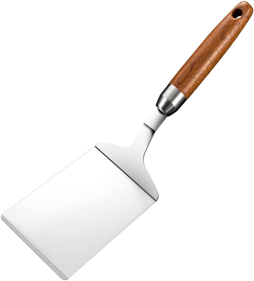 Stainless Steel Barbecue Turner, Blade Dimensions: 8.5 X 11 Cm, Length: 28.5 Cm, Roasting Turner And Roast Lifter For Indoor And Outdoor Use, Commercial Quality
