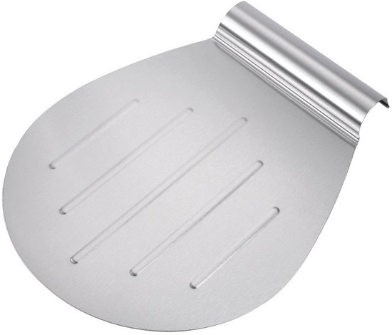 Kuchen- Und Pizzaschieber, Durchmesser: 32 Cm, Edelstahl, Silber