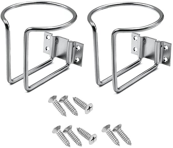 Becherhalter Für Boote – Universeller Edelstahl-becherhalter – 2 Stück – Silber