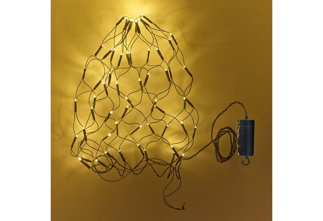 60er LED Lichternetz für Buchsbäume warmweiß