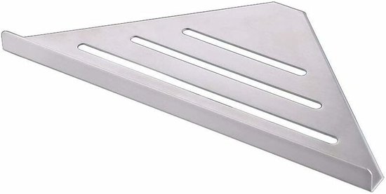 1 Eckregal Für Die Dusche, Modell Aus Edelstahl 304 Mit Rostschutz Wandregal Für Bad, Küche Und Nassräume (glänzendes Silber)
