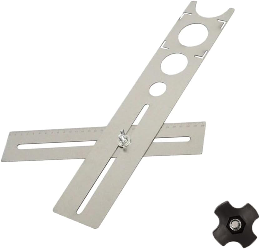 60 Cm Hole Finder For Ceramic Tiles, Portable Marble Punch Tool Made Of Stainless Steel, Measuring Range Precise Drill Hole Finder For Floor Drilling For Cutting Ceramics