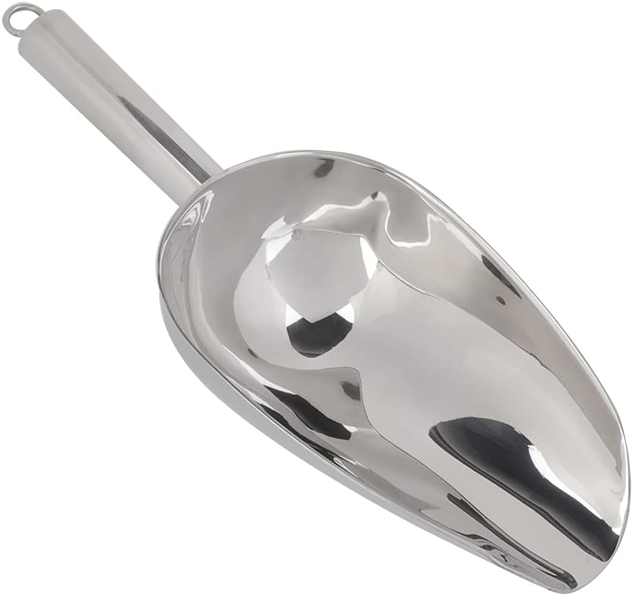 Kleiner Eislöffel, Edelstahl, 300 G, Kleiner Mehllöffel, Lebensmittellöffel, Mehrzwecklöffel Aus Edelstahl, Kleiner Wiegelöffel Für Mehl, Kaffee, Lebensmittel, Süßigkeiten