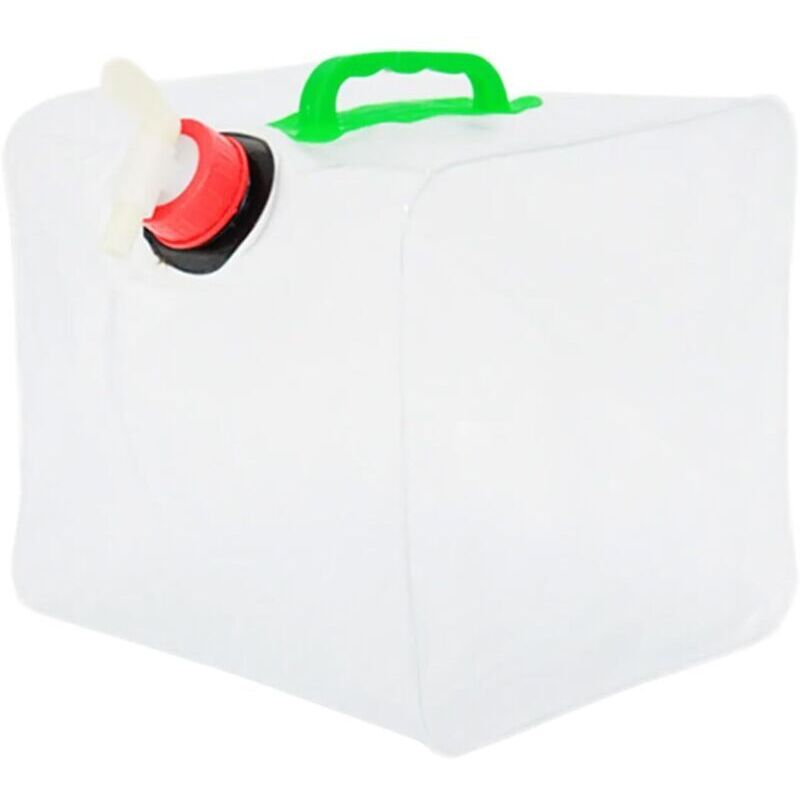 Zusammenklappbarer Eimer Mit Großem Fassungsvermögen, Faltbarer Wasserbehälter Mit Zapfhahn, Reise-wasserbeutel Für Camping, Angeln Und Wäschewaschen Im Freien (10 L)