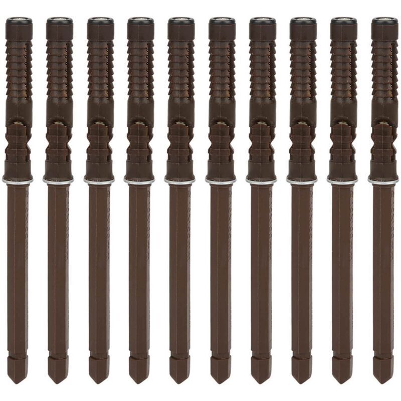 Set Mit 10 Unsichtbaren Wandhalterungen Für 10 X 100 Mm Regalböden – Maximale Traglast 15 Kg – Für Regalböden Bis 30 Mm Dicke