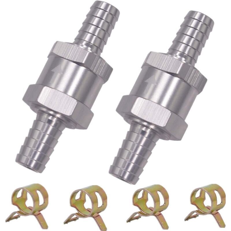 Stück 6mm Rückschlagventil Aus Aluminiumlegierung Für Benzin- Und Dieselvergaser-niederdruck-kraftstoffsysteme (6mm)