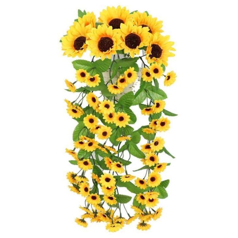Künstliche Blumen, Girlande Aus Künstlichem Efeu, Hängepflanze Zur Dekoration Von Balkon, Wand Und Garten Bei Hochzeiten