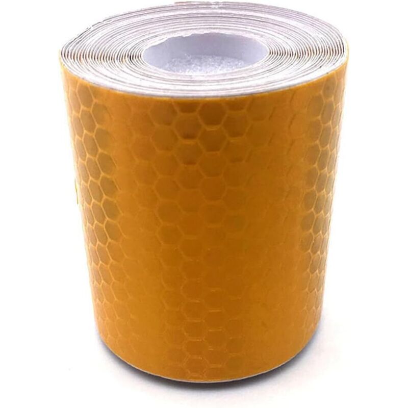 Cm X 3 M Rolle Hochsichtbares Reflektierendes Sicherheitsband Für Fahrräder, Motorräder, Autos, Wohnmobile, Lkws, Anhänger, Boote (orange)