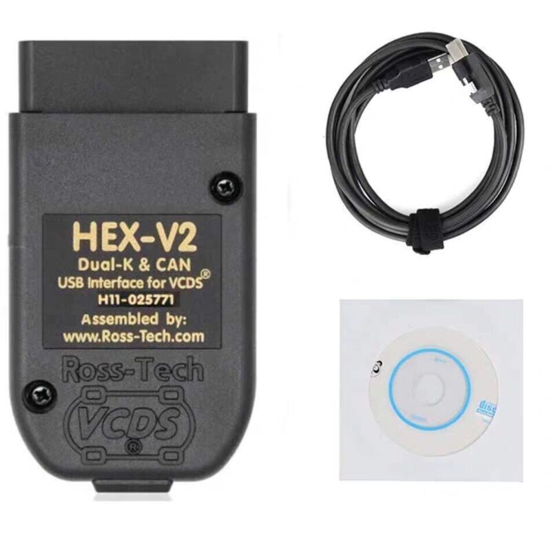 Vag Com 25.3 Diagnosekabel Für Vw/audi/skoda/seat – Kompatibel Bis Baujahr 2017 – Zugriff Auf Steuergeräte – Usb