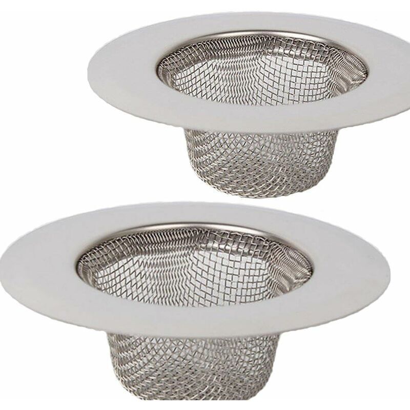2-teiliges Edelstahl-sieb, Mini-spülbecken-sieb, Edelstahl-spülbeckenfilter, Filter Für Dusche, Badewanne Oder Küchenspüle