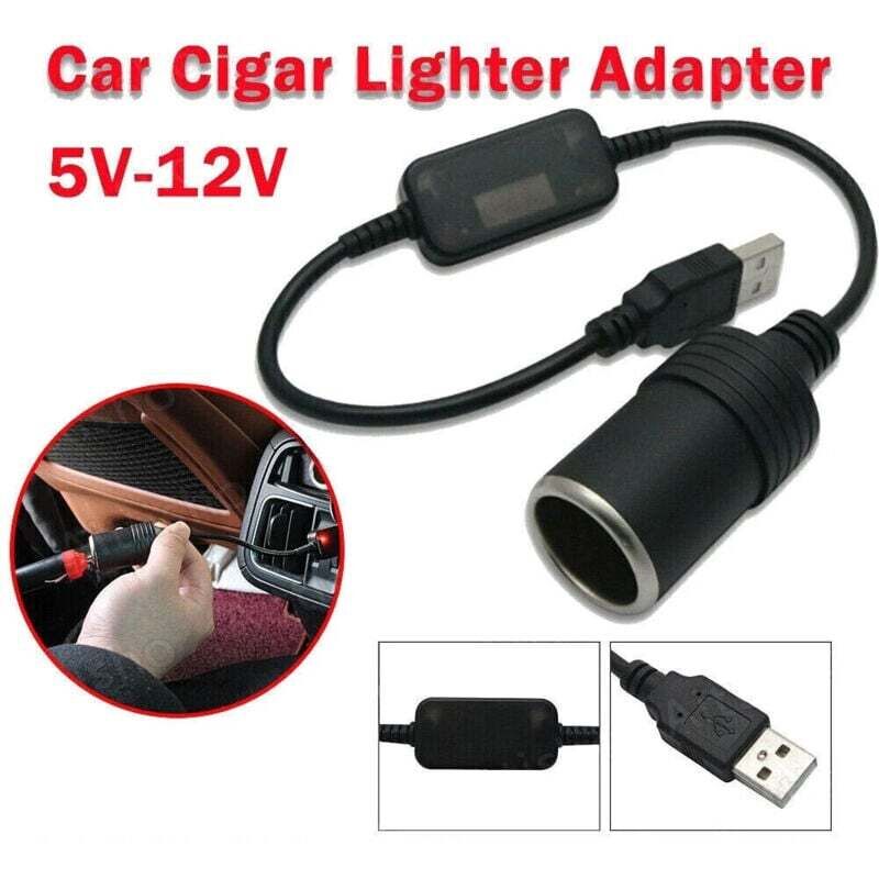 5v Usb-c Stecker Auf 12v Kfz-zigarettenanzünderbuchse Netzteil-konverter, Usb Auf 12v Dc Adapter Für Auto-fahrrekorder Kfz-ladegerät
