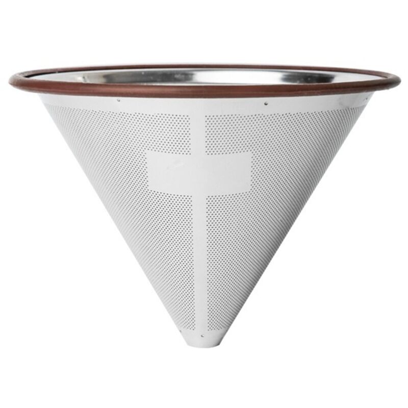 Wiederverwendbarer Kaffeefilter Aus Edelstahl, Leicht Zu Reinigen, Kompaktes Design Für Zuhause Oder Camping