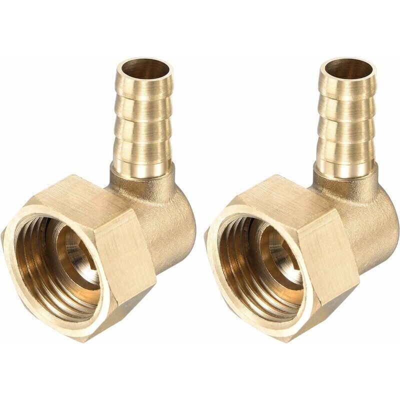 Duschanschlusswinkel – Messing-schlauchanschluss G1/2 Innengewinde – Durchmesser 10 Mm – 360° Drehbar – 2er-pack