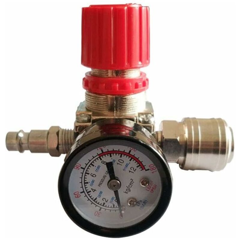 1/4"-druckregler Für Luftkompressoren – 180 Psi Druckregler – Eingebautes Barometer – Einfache Installation
