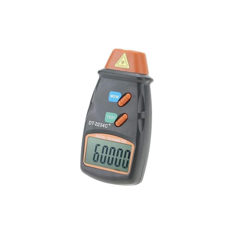 Digitaler Drehzahlmesser, Professioneller Digitaler Drehzahlmesser, Lcd-bildschirm, Drehzahlmesser-tester, Drehzahlmesser Mit Automatischer Umschaltung Und Langlebiger 9v-batterie (6f22), Berührungslo