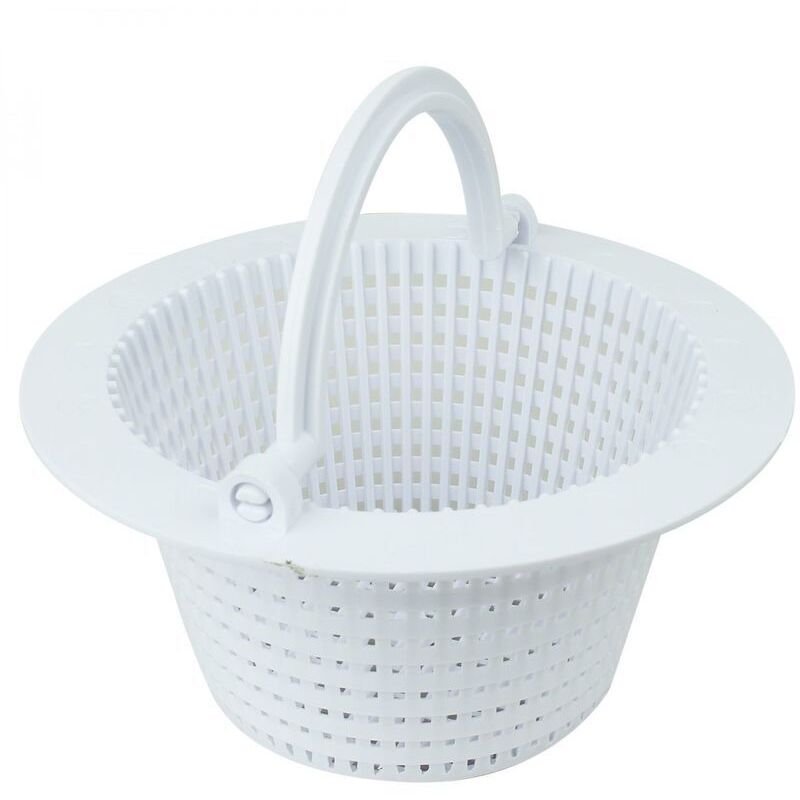 Runder Korb Für Skimmer Für Aufstellpools, 16 Cm Durchmesser, Weiß