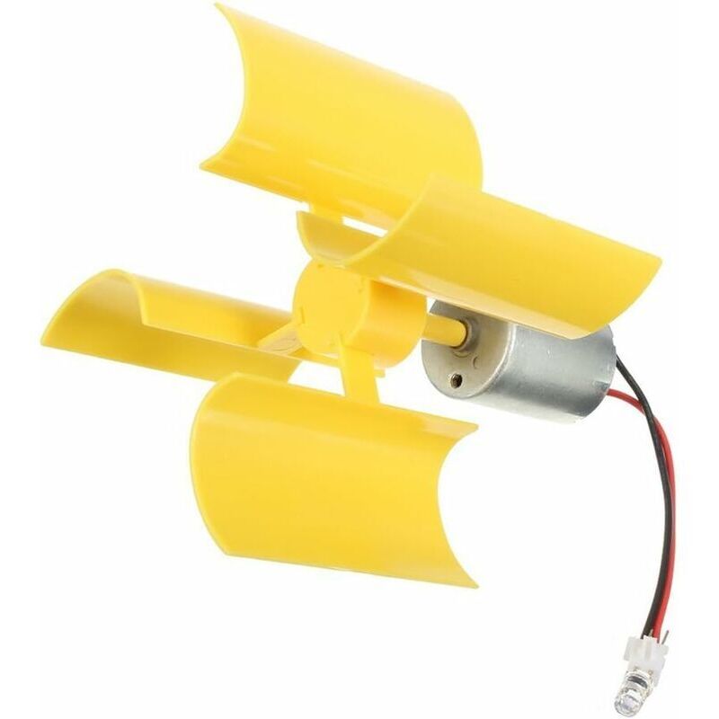 360°-mikro-windturbine Mit Vertikalen Rotorblättern – Mini-motor Zum Selbermachen