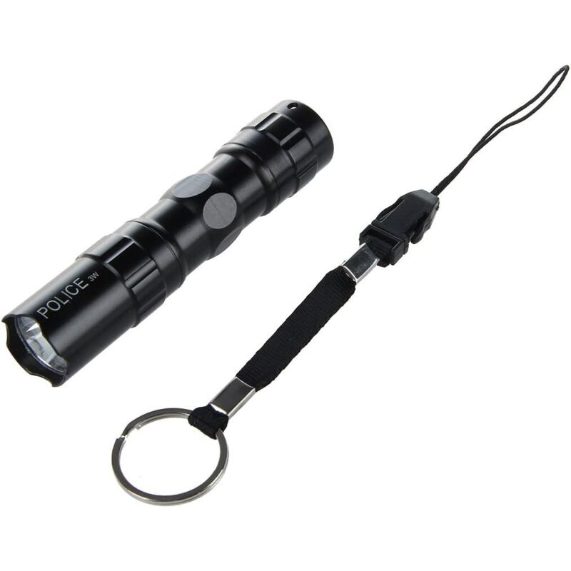 Mini-led-unterwasser-campinglampe/angellampe/schwarz