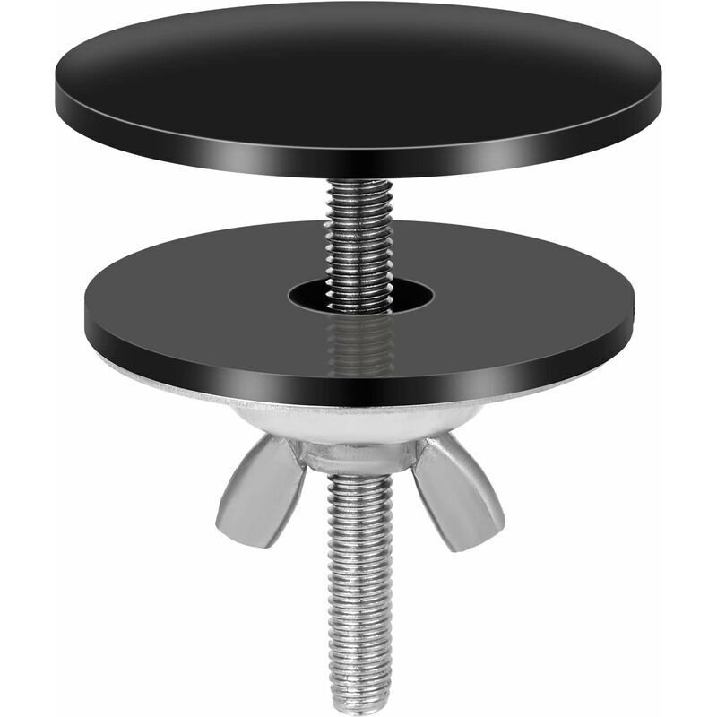 Schwarze Wasserhahn-abdeckung, 5 Cm Edelstahl, Wasserdicht, Für Spülbecken Geeignet (rw)