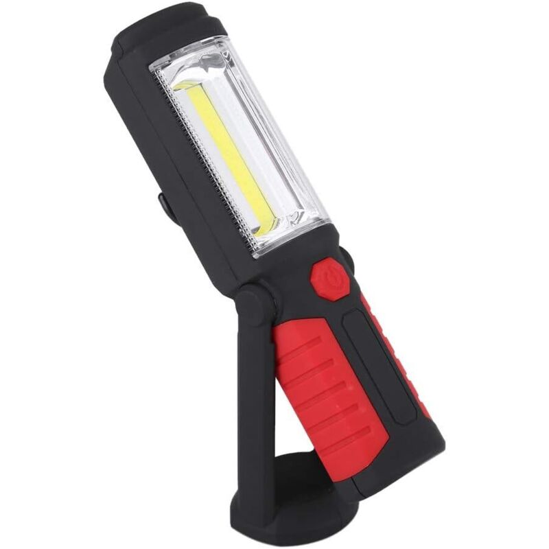 Led-taschenlampe, Wiederaufladbare Led-arbeitsleuchte, Mehrzweck-taschenlampe Mit Magnethalterung, Faltbare Led-arbeitsleuchte, Für Den Heimgebrauch (rot)