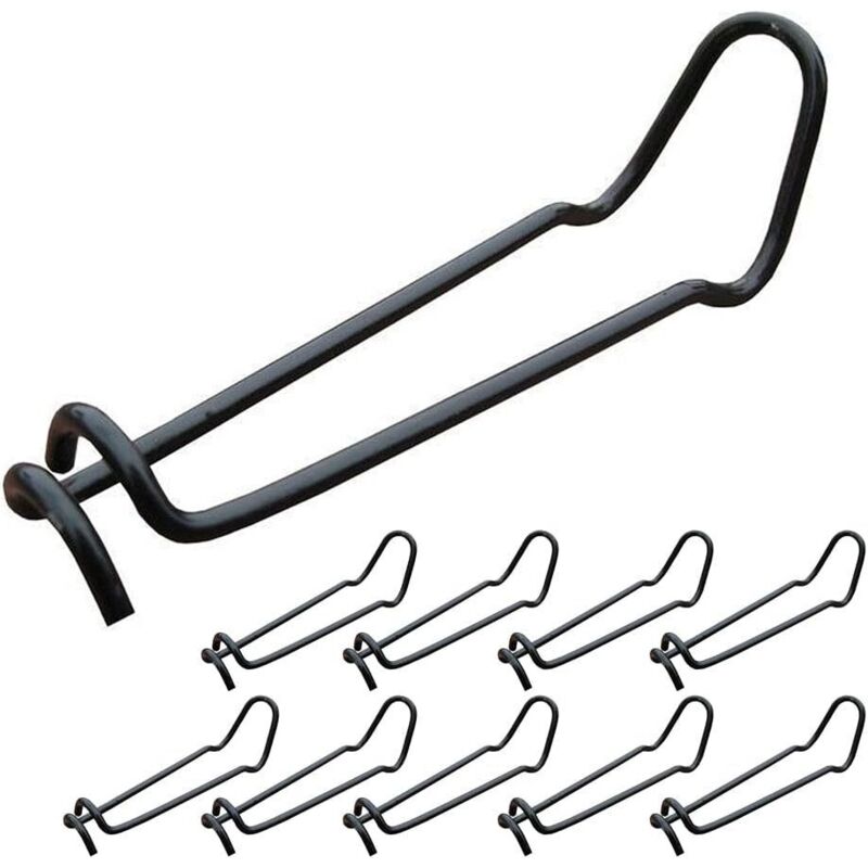 Packung Mit 20 Gartenpfahl-verbindungsclips, Nur Kompatibel Mit Runden Rohren Mit 16 Mm Durchmesser