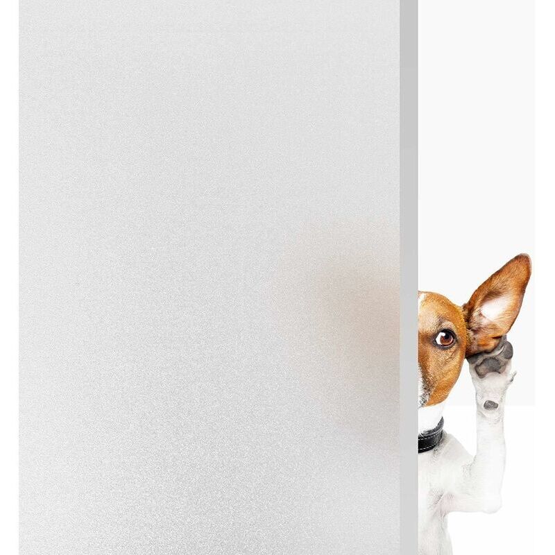 Sichtschutzfolie Für Fenster, Elektrostatisch Verdunkelnd, Blickdicht, Mattiert Für Glas, 45x200 Cm, Ideal Für Büro, Wohnung, Badezimmer, Schlafzimmer, Küche.