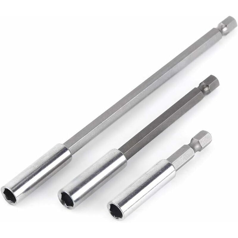3-teiliger Magnetischer 1/4"-schraubendreherbithalter – Längen 60 Mm, 100 Mm, 150 Mm – Für Elektrische Schraubendreher Und Schlagschrauber