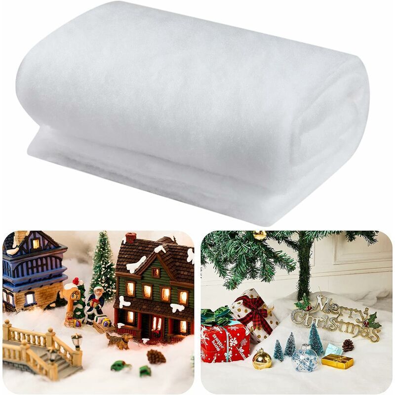 Weihnachtliche Schneedeckenrolle 0,8 X 2,4 M Fuß, Für Die Innendekoration.