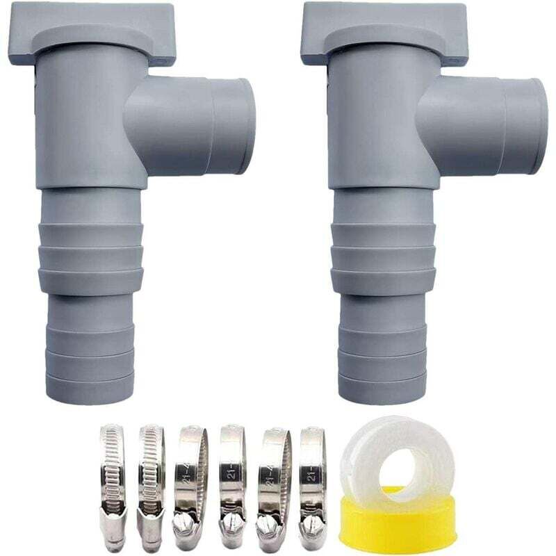 32-mm-pvc-poolabsperrventil – Präzise Durchflussregelung – Schnelle, Werkzeuglose Montage – Zum Einfachen Trennen Der Pumpe