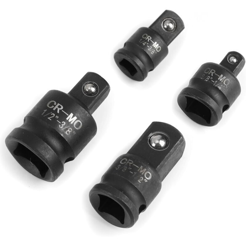 1/4"-auf-3/8"- Und 3/8"-auf-1/2"-steckschlüsseladapter – Chrom-molybdän-stahl – Für Drehmomentschlüssel Und Bohrmaschinen – Maximale Flexibilität
