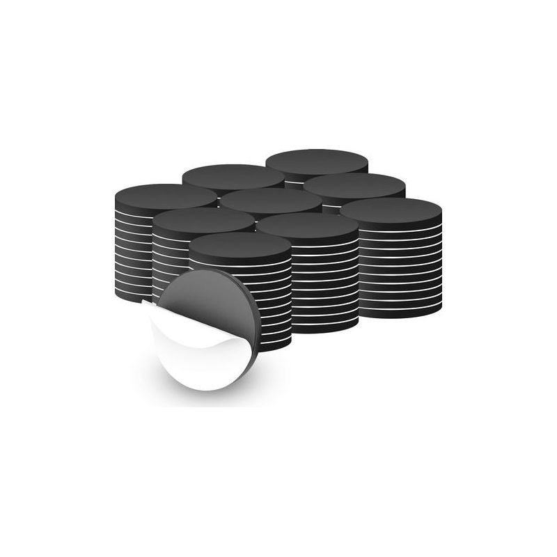 Packung Mit 100 Runden, Selbstklebenden Magneten (20 Mm) – Starke Haftung Auf Holz, Metall Und Kunststoff – Zum Anbringen Von Fotos Und Dokumenten