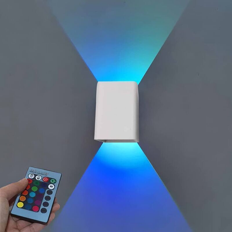 5w Led-wandleuchte Für Den Innenbereich - Ambientelicht Mit Rgb-dimmer - Modernes Downward-licht - Aluminium-wandleuchte Für Wohnzimmer, Schlafzimmer, Treppenhaus.