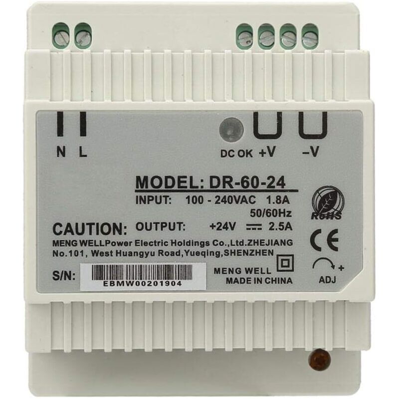 Dr-60-24 60w 24v Einzel-din-schienen-ac/dc-schaltnetzteil