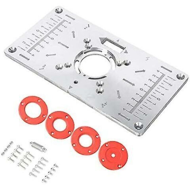 Frästisch-einlegeplatte, Fräsenmodelle, Wendeplatten-schneidemaschine, Holzschneidemaschine, Aluminiumplatten-schneidemaschinen-einlegeplatte
