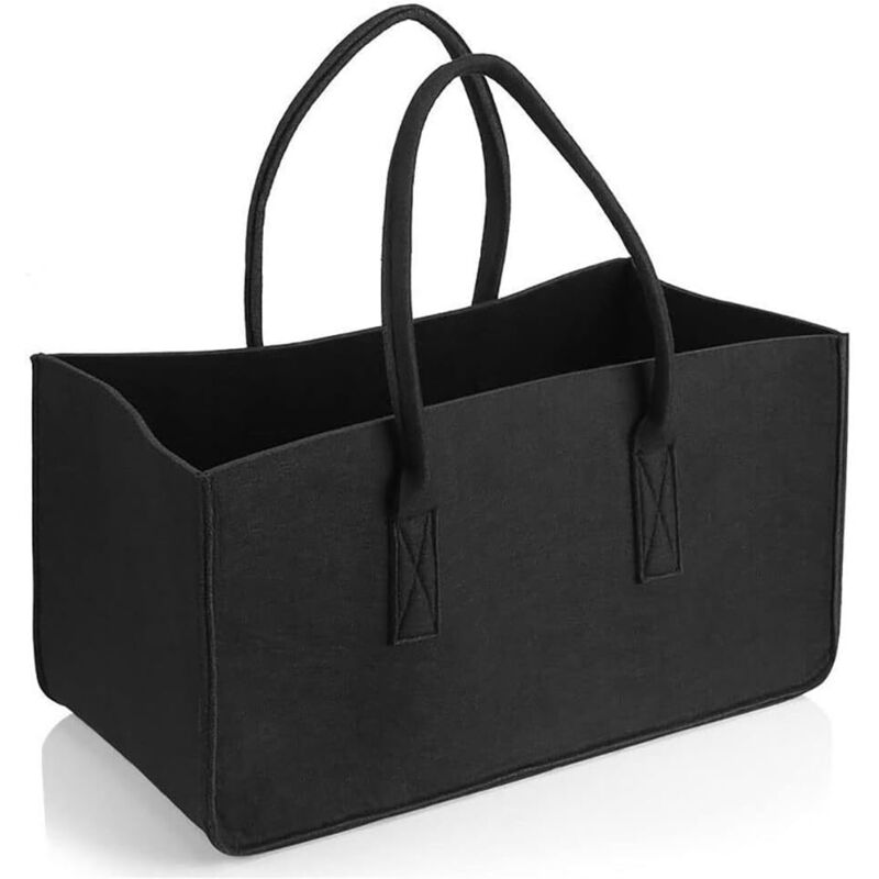 Aufbewahrungskörbe, Einkaufstaschen Mit Großem Fassungsvermögen, Wäschekörbe Mit Griffen Und Tragetaschen, Geeignet Für Den Wocheneinkauf, Robust Und Faltbar, 50 × 25 × 25 Cm
