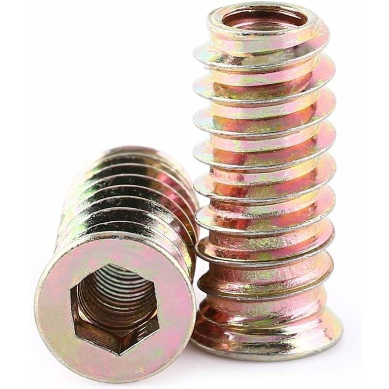 Packung Mit 20 Stück M8 Sechskantmuttern Aus Zinklegierung, Sortierte Gewindemuttern Aus Zinklegierung (m8x25mm)