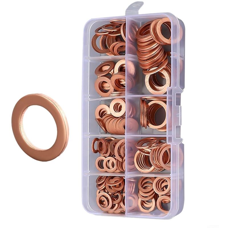 Packung Mit 200 Kupfer-o-ringen Für Die Motorablassschraube