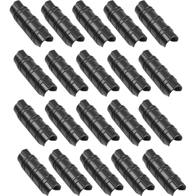 Packung Mit 20 Kunststoff-schlauchschellen (25 Mm) Für Gewächshausrahmen, Abs-rohre, Gartenbau-rohrschellen Und Befestigungsschellen Für Pflanzenzubehör