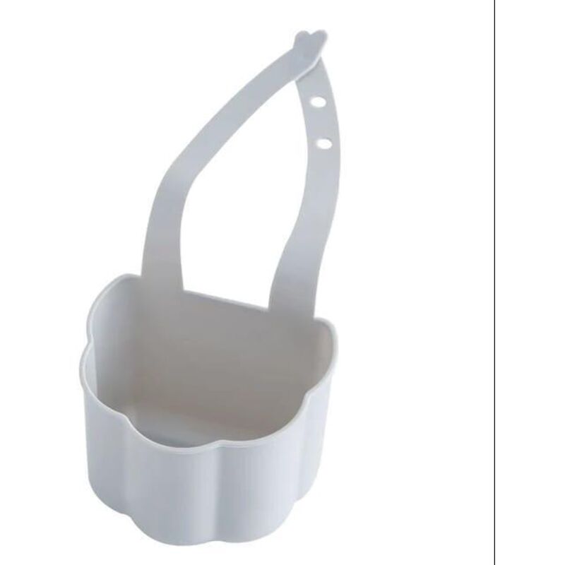 Abtropfkorb Für Spülbecken, Küchenabtropfkorb, Seifenschale, Schwammhalter, Aufbewahrungskorb Für Badezimmer, Taschenhalter, Verstellbarer Wasserhahnhalter (grau)