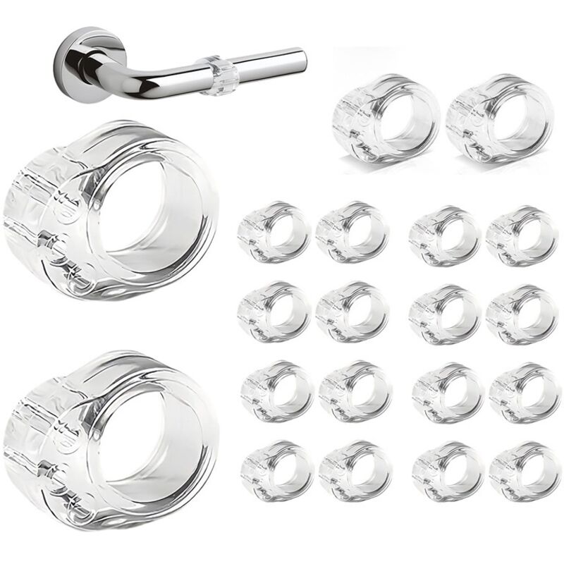 20 Türgriffschoner, Wandschutz Für Türgriffe, Silikon-türstopper, Ideal Zum Schutz Von Wänden In Haus Und Büro